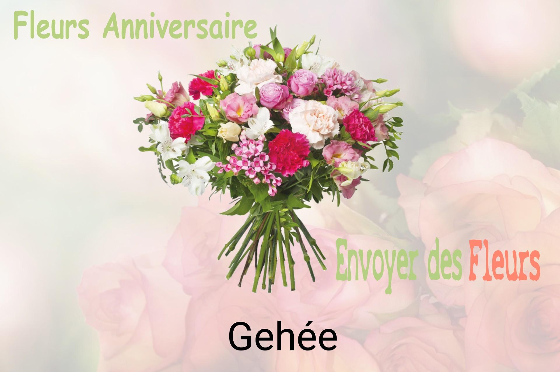 Bouquet de fleurs d’anniversaire livré à Gehée
